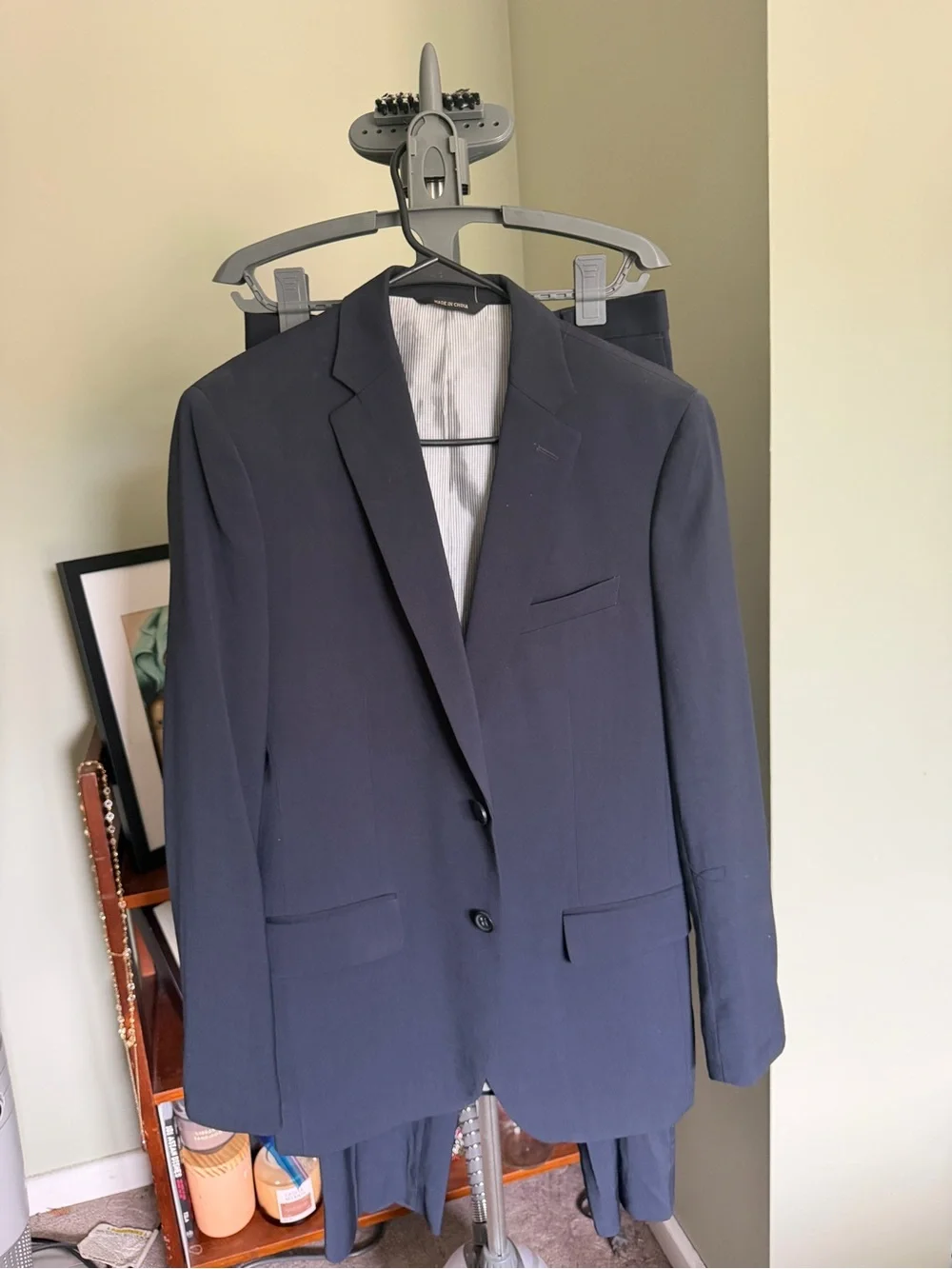 Banana Republic Men's Navy Two-Button Suit Jacket & Pants